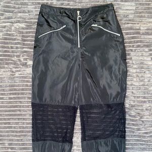 Black track pants
